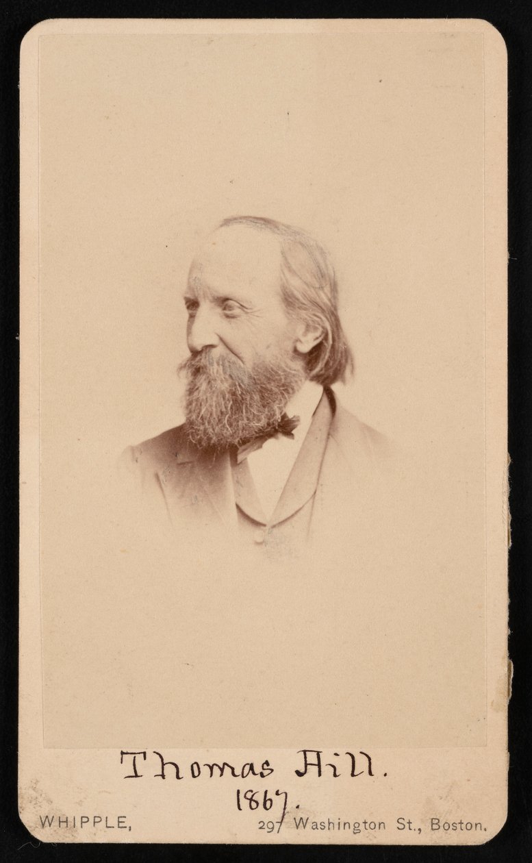 Portrait of Thomas Hill 1818-1891, 1867 by John Adams Whipple
