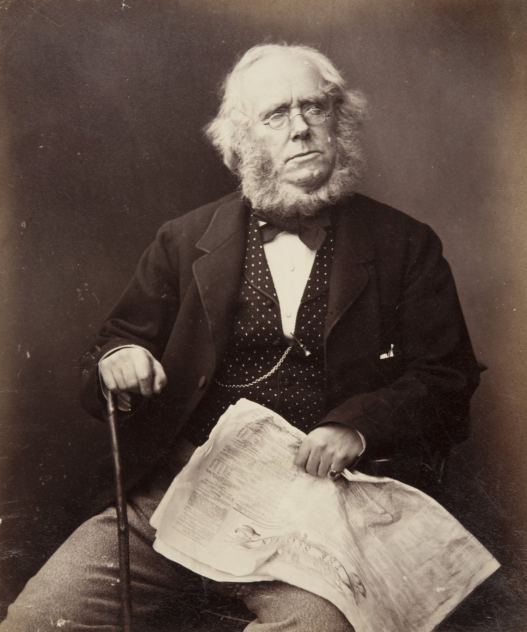 Mr James Playfair, Glasgow, 1855 by John Adamson