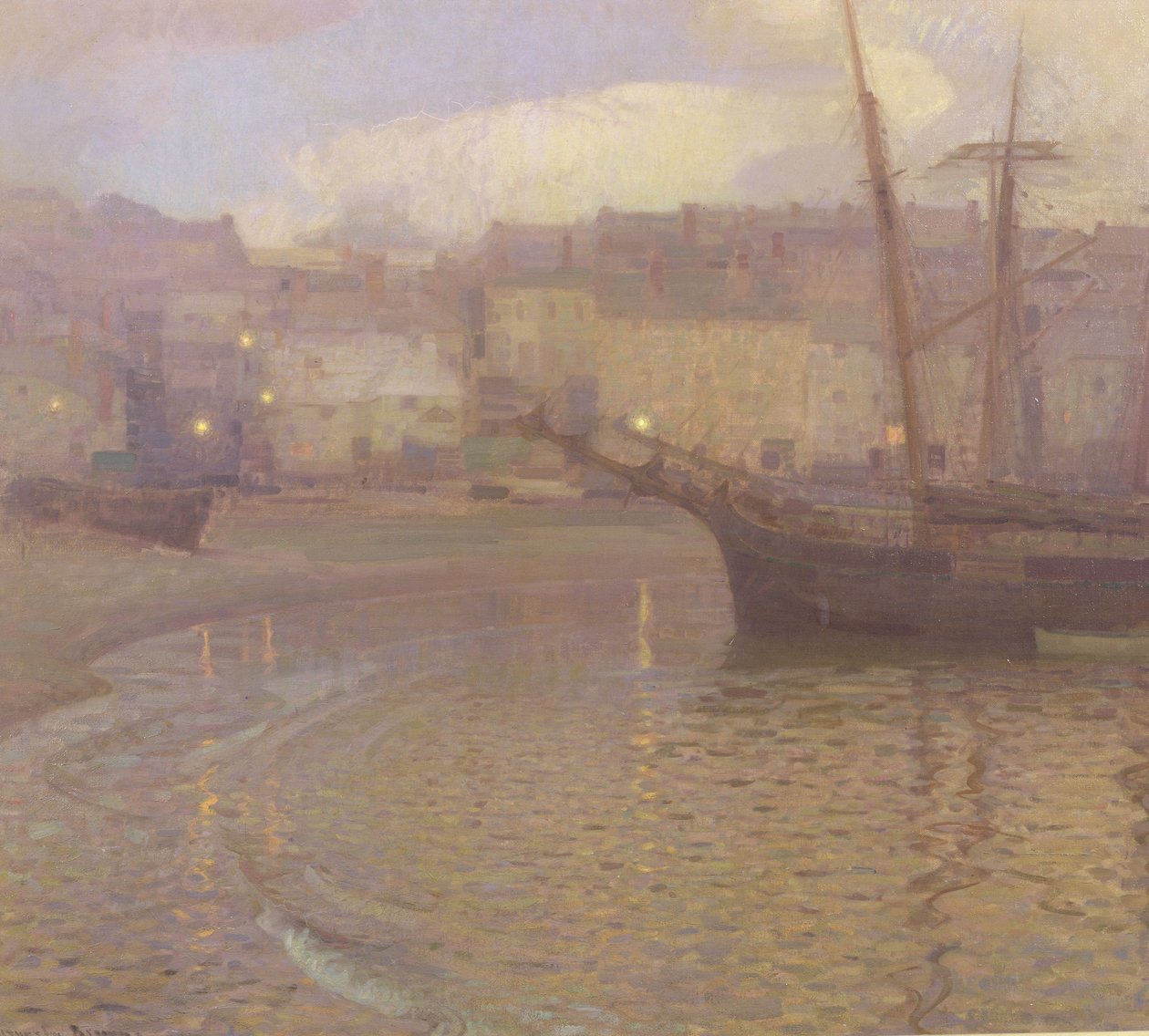 The Harbour by John Alfred Arnesby Brown
