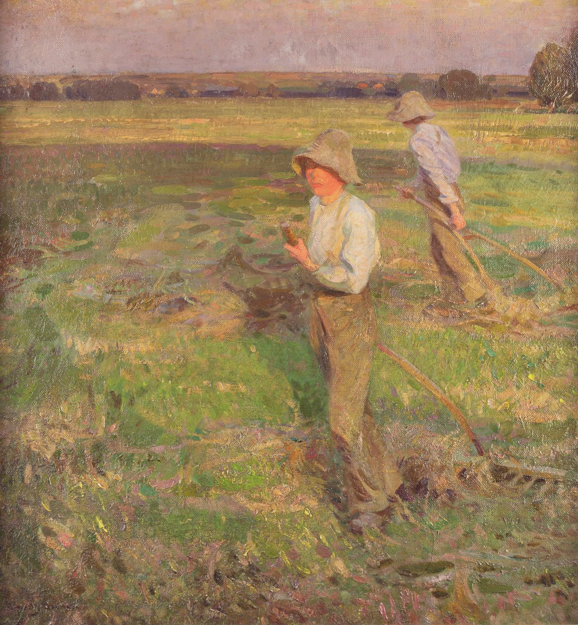 The Haymakers by John Alfred Arnesby Brown