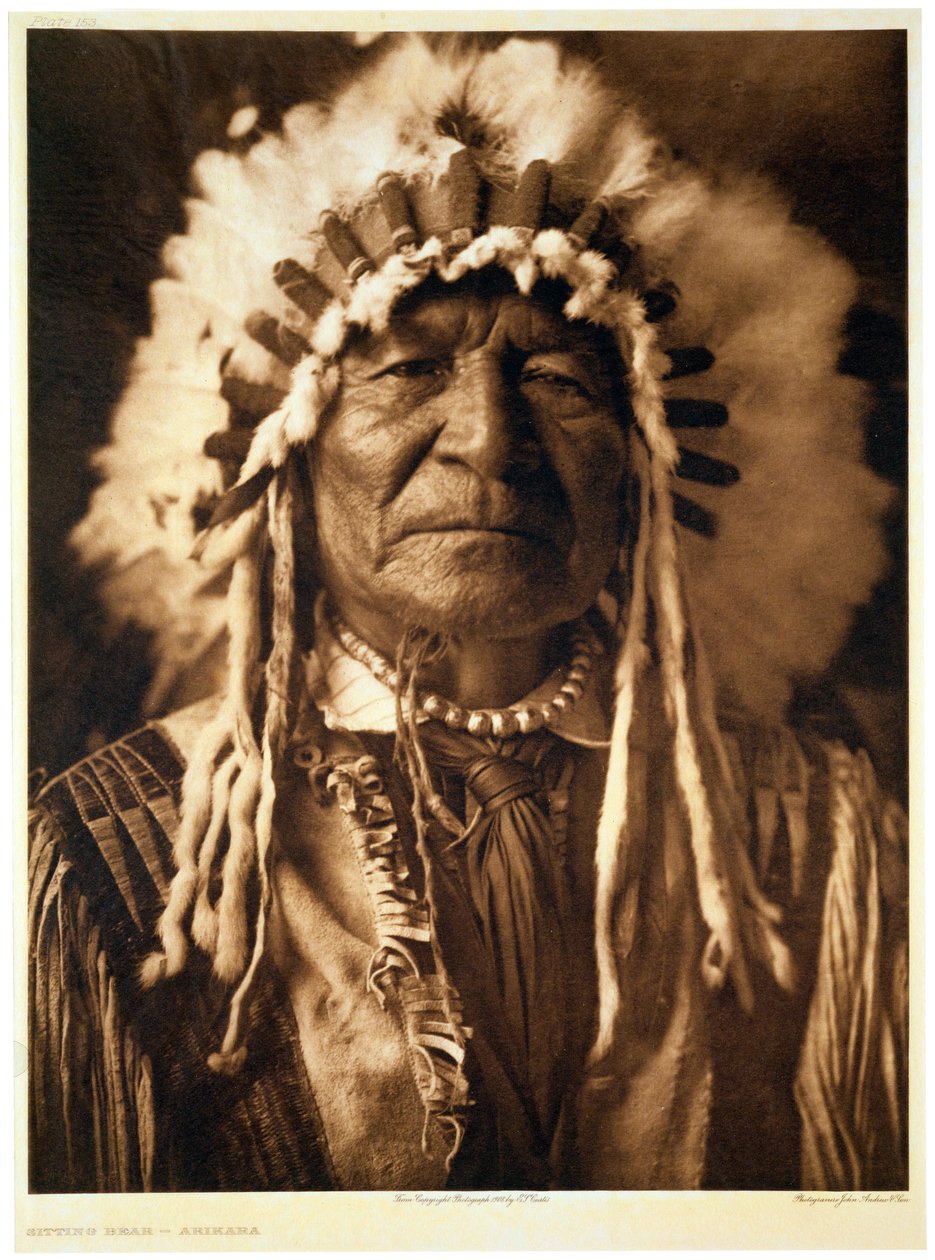 Sitting Bear - Arikara by John Andrew and Son