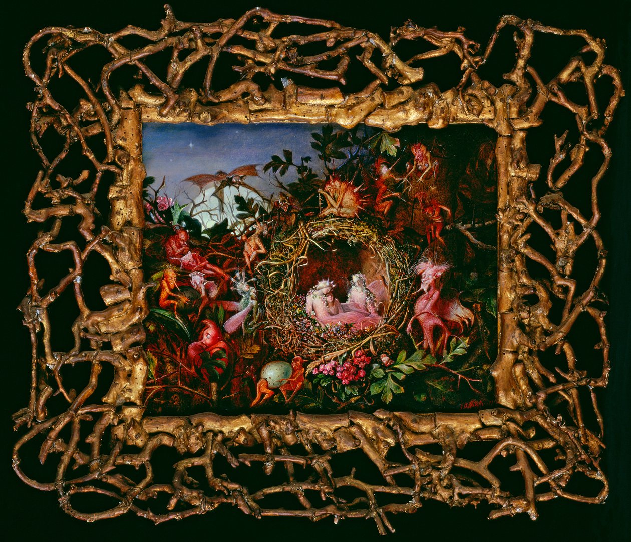 Fairies in a Birds Nest by John Anster Fitzgerald