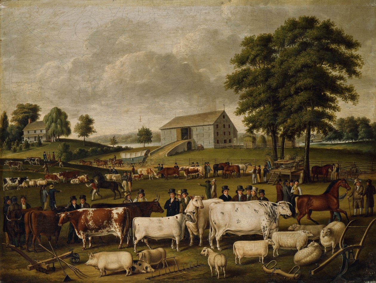 A Pennsylvania Country Fair, 1824 by John Archibald Woodside