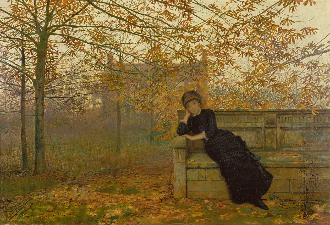 Autumn Regrets by John Atkinson Grimshaw