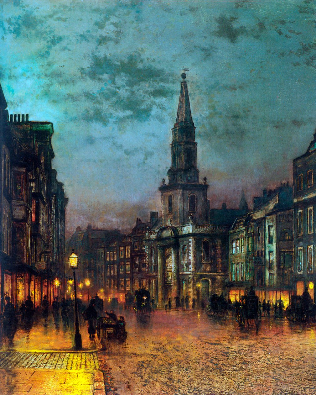 Blackman Street, London, 1885 by John Atkinson Grimshaw