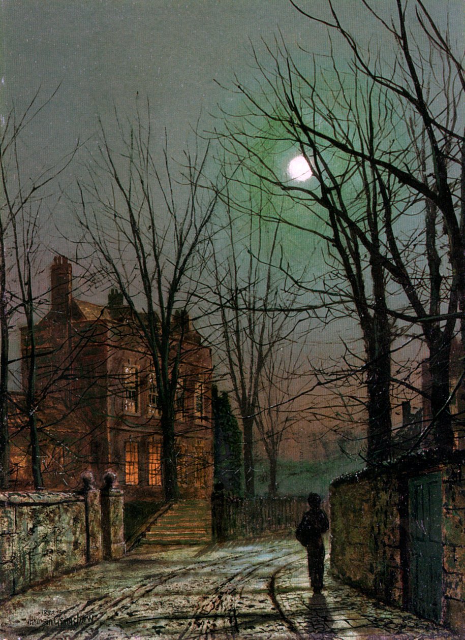 By the Light of the Moon, 1882 by John Atkinson Grimshaw