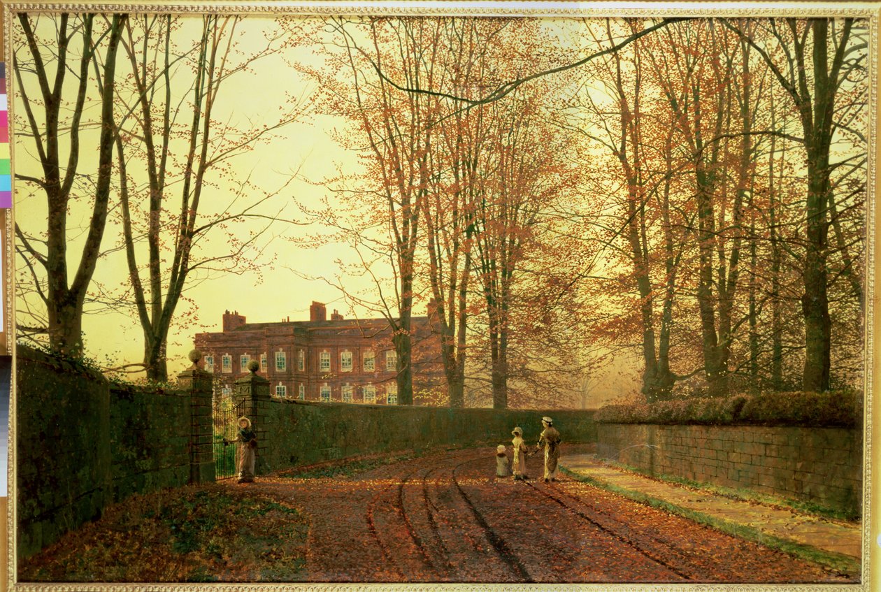 Going to Church by John Atkinson Grimshaw