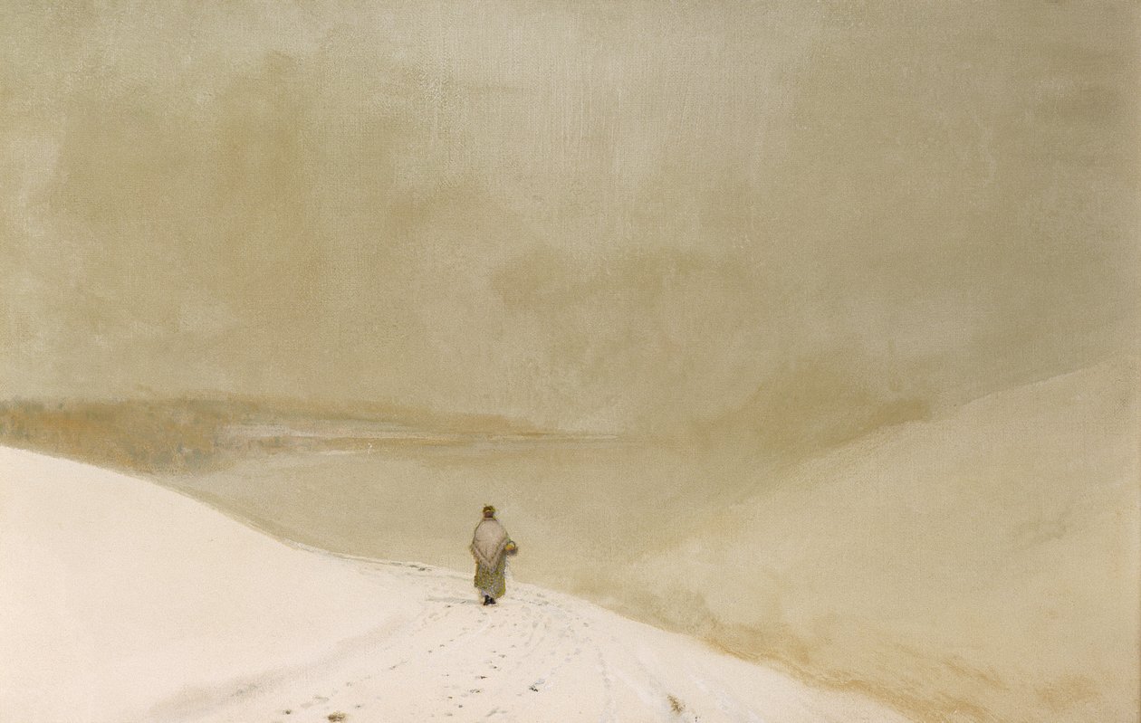 Snow and Mist (Caprice in Yellow Minor) by John Atkinson Grimshaw