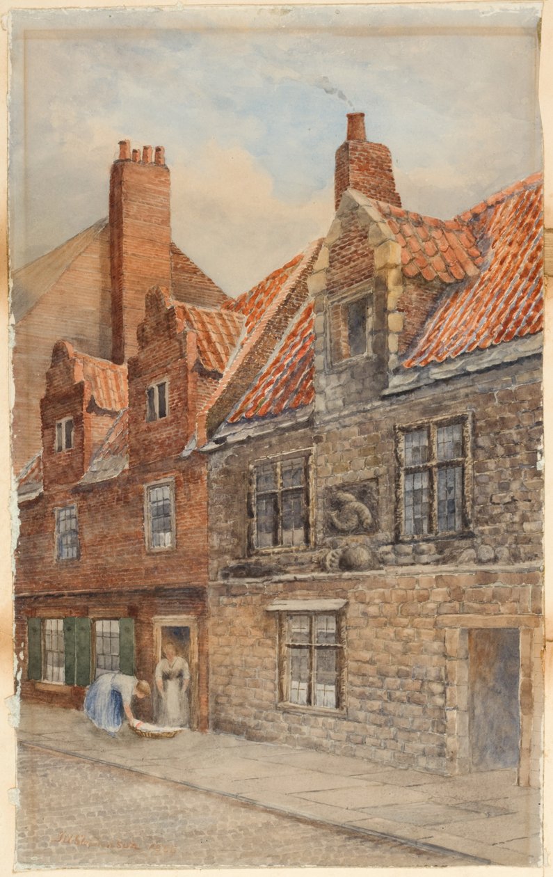 The Dolphin House, Low Friar Street, Newcastle upon Tyne by John Atlantic Stephenson