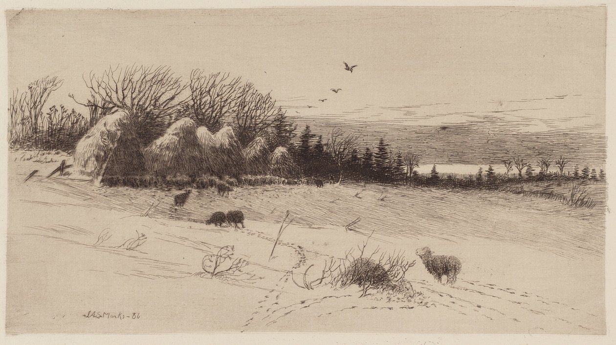 Evening After The Storm by John Austin Sands Monks