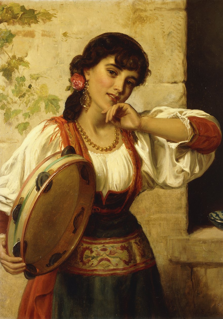 A Neapolitan Dancer by John Bagnold Burgess