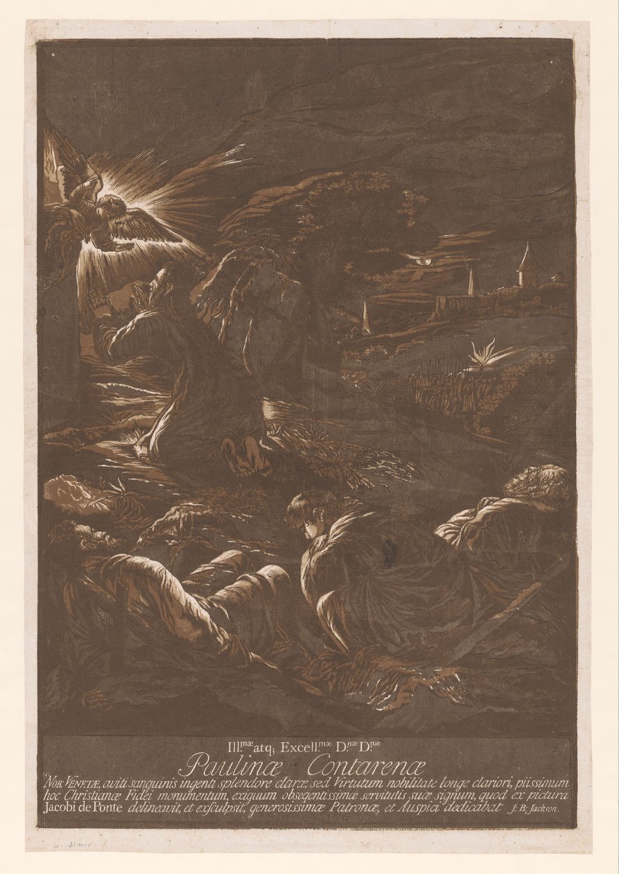 Christ in the Garden of Gethsemane by John Baptist Jackson