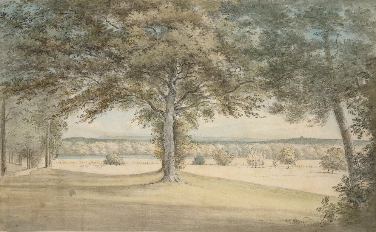 Kirtlington Park, 9 October 1783 by John Baptist Malchair