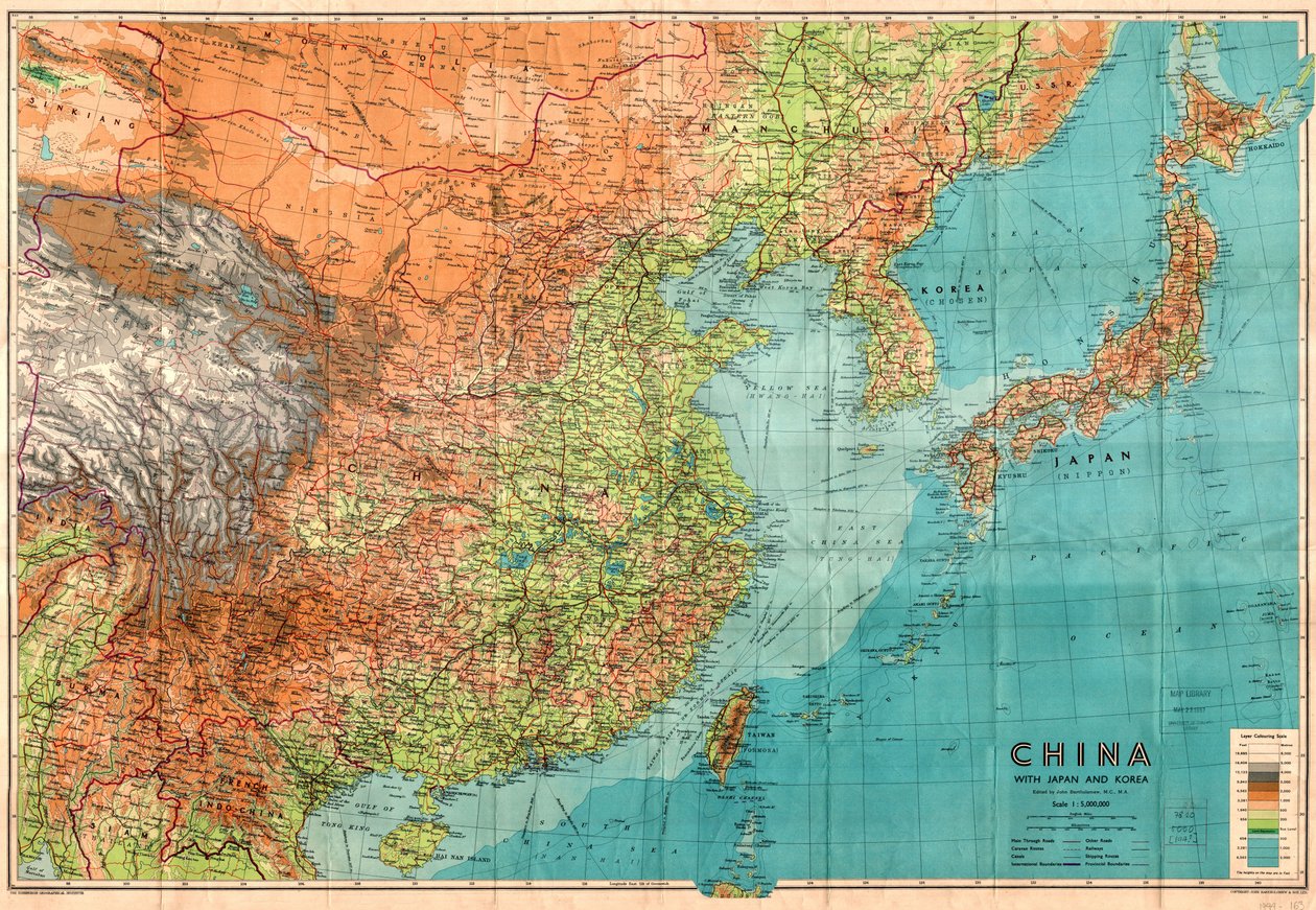 Map by John Bartholomew & Son, LTD by John Bartholomew