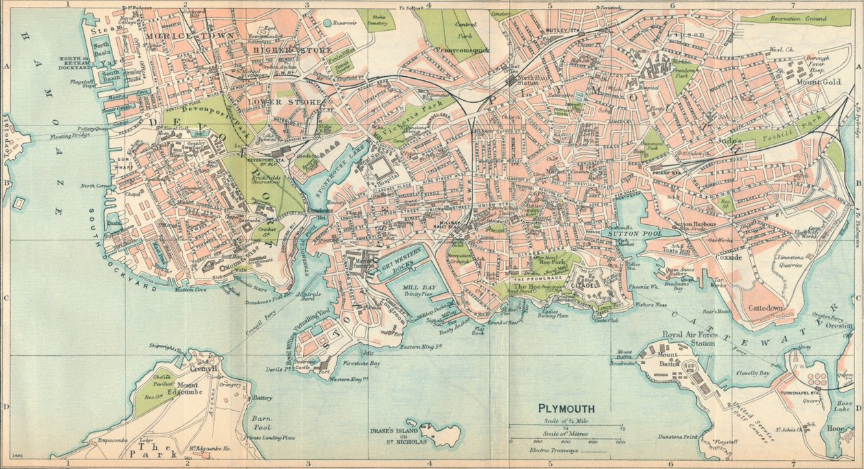 Plymouth, 20th Century by John Bartholomew