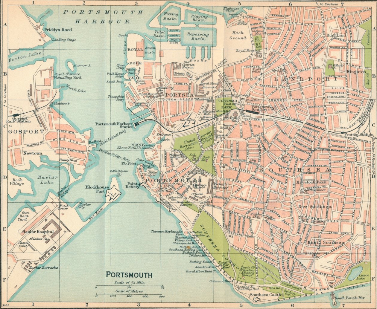 Portsmouth, 20th Century by John Bartholomew