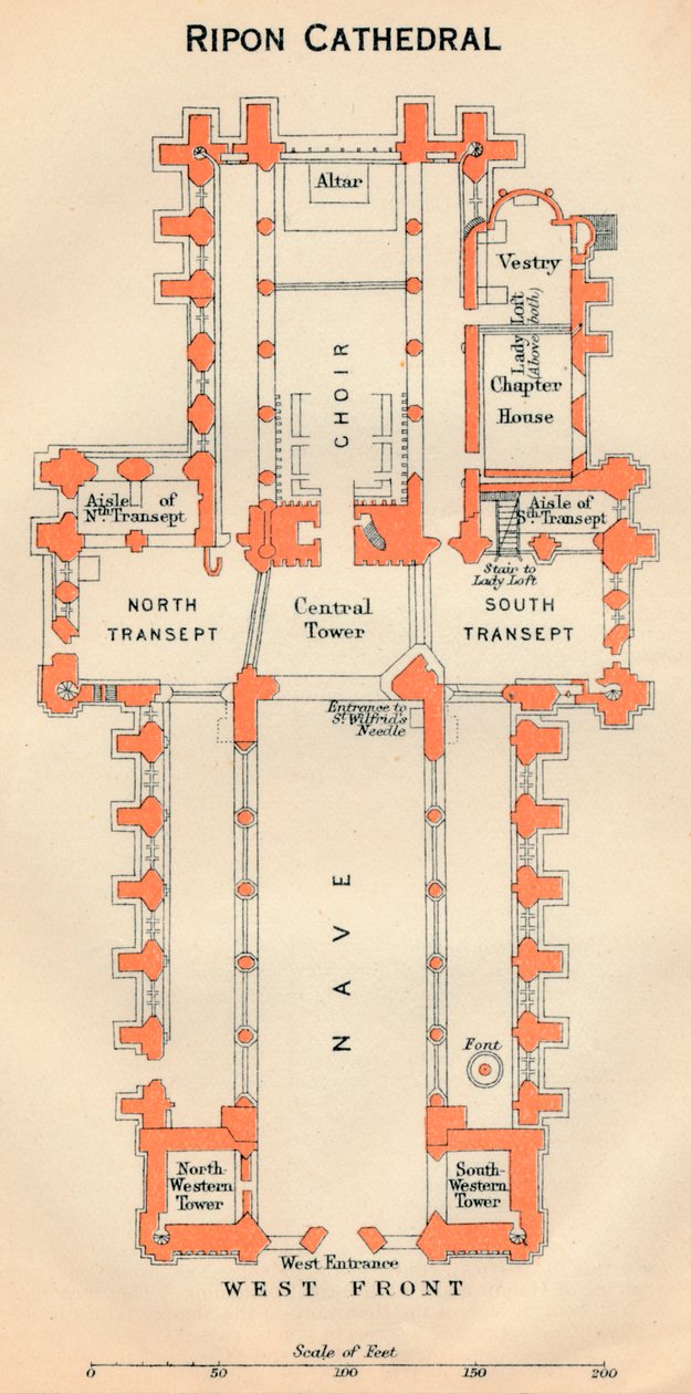 Ripon Cathedral by John Bartholomew