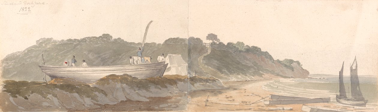 Studland Dock Yard by John Baverstock Knight