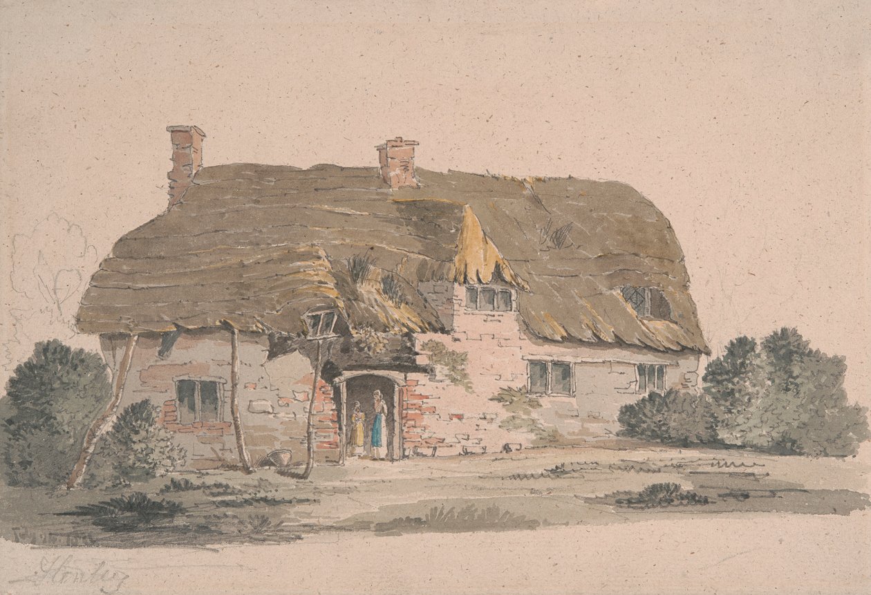 Thatched Cottage near Henley by John Baverstock Knight