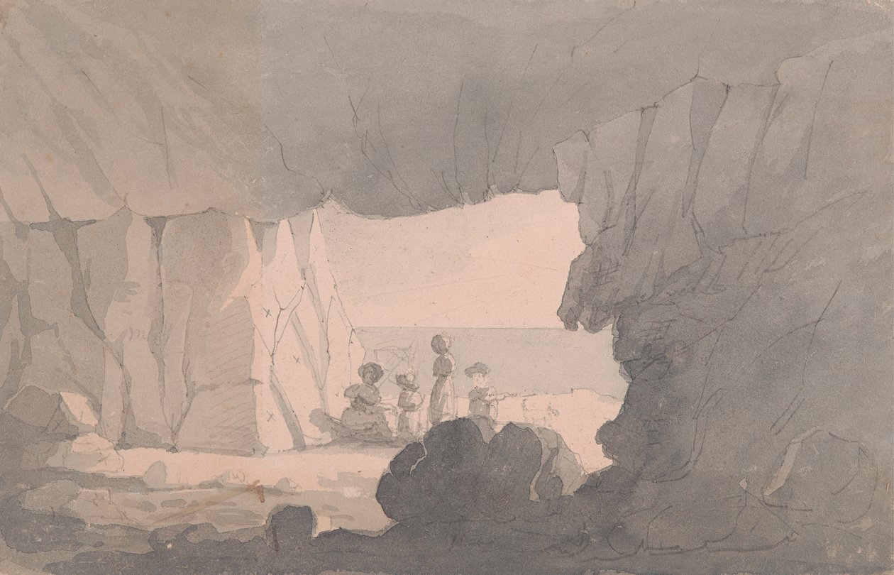 Tilly Whim Cave, Dorset by John Baverstock Knight