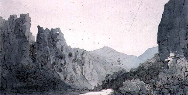 Dovedale, Derbyshire by John Bavistock Knight