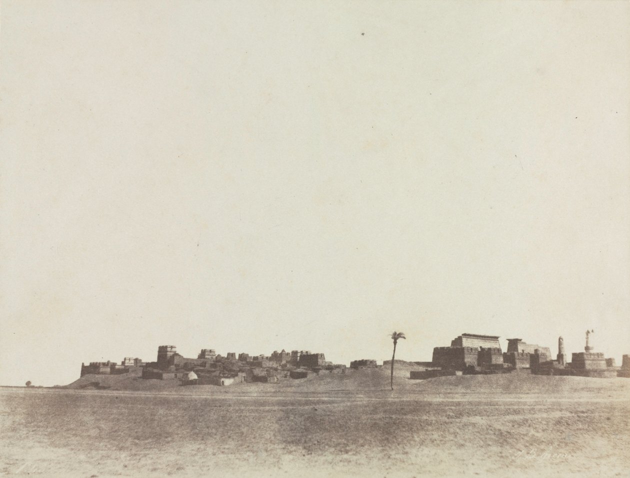 View of Luxor, 1854 by John Beasley Greene