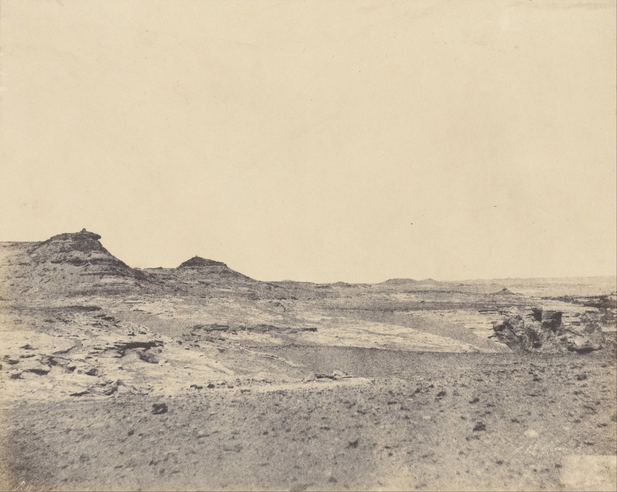Study of Terrain near Gebel Abousir, Second Cataract by John Beasly Greene