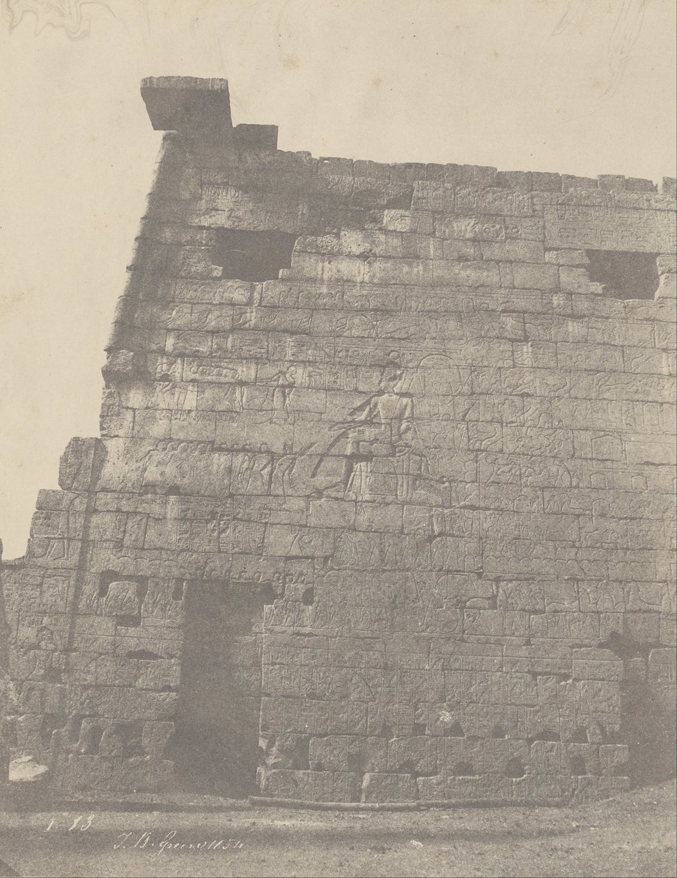 Louqsor, Historical Sculptures of the Pylon (Right Massif) by John Beasly Greene