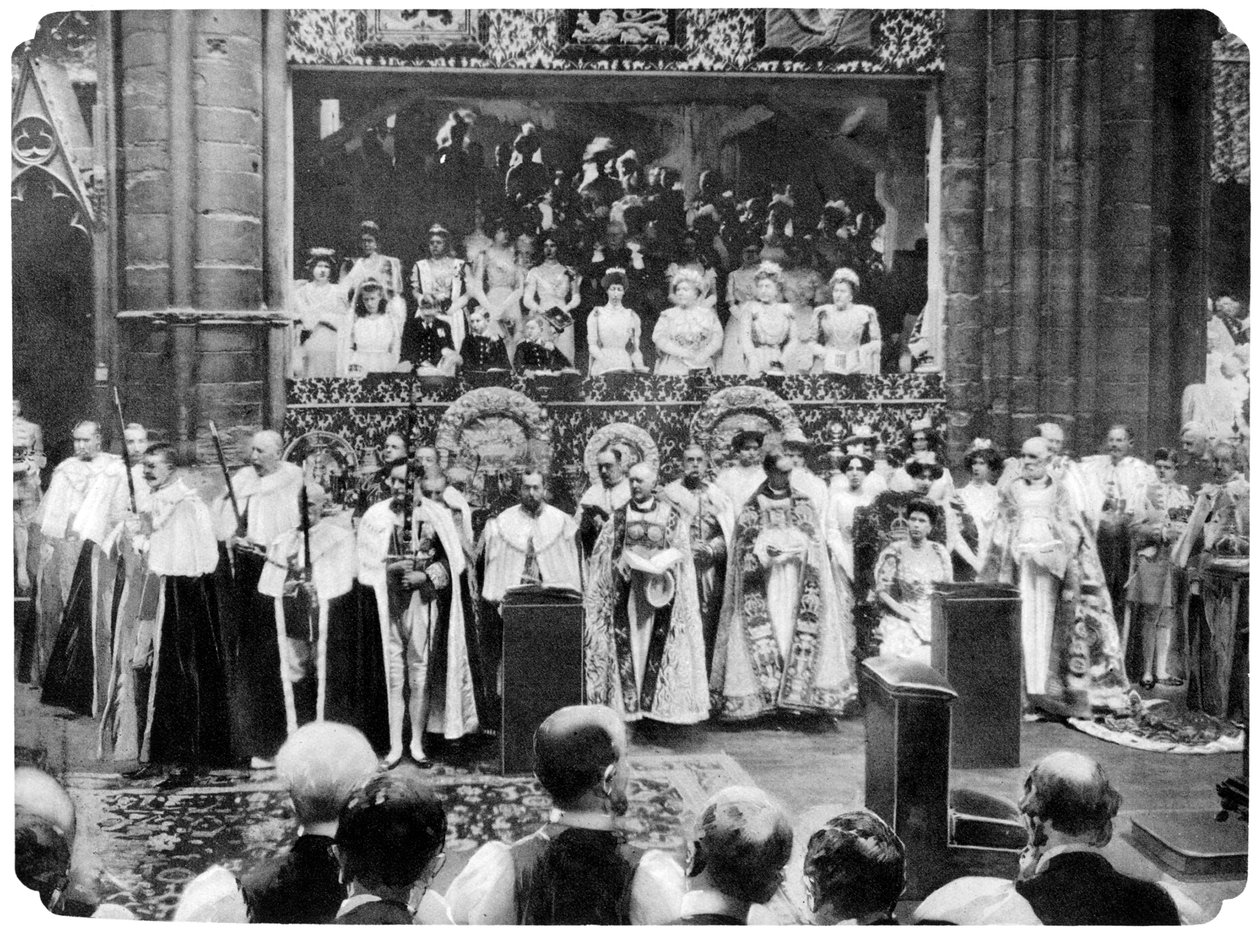 Coronation ceremony of George V, Westminster Abbey, London by John Benjamin Stone