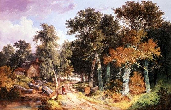 Country Landscape by John Berney Ladbrooke