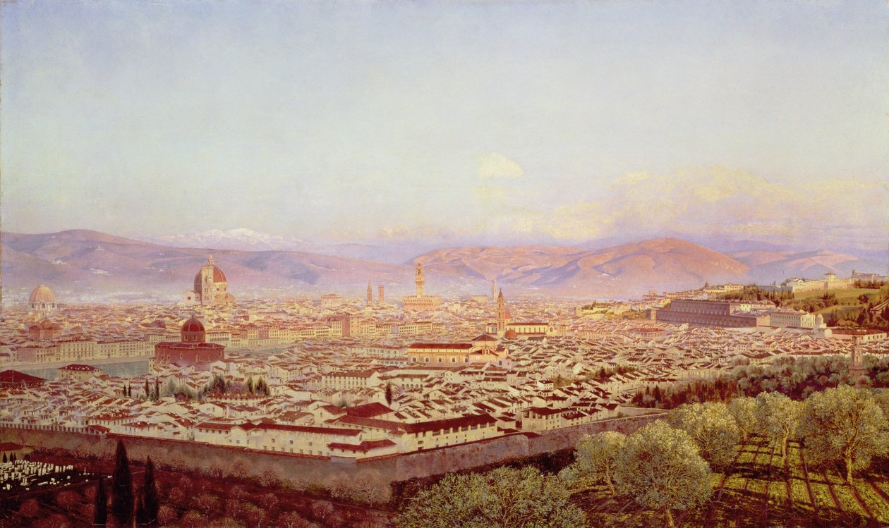 Florence from Bellosguardo by John Brett