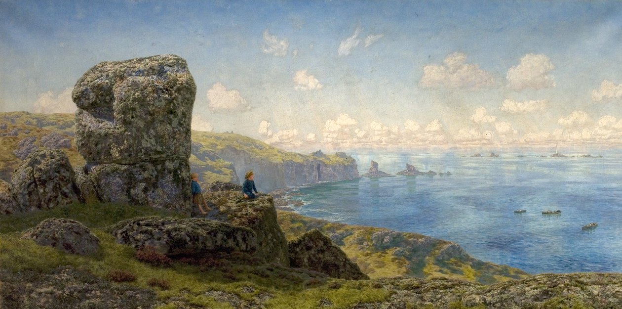 Golden Prospects, St Catherines Well, Lands End, Cornwall by John Brett
