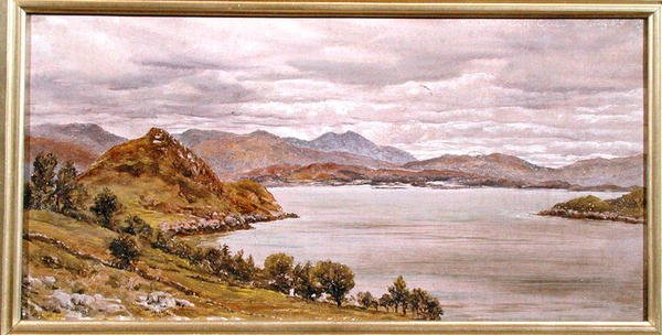 Looking Out of Loch Corrie, 27th August 1885 by John Brett