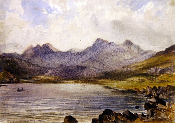 Near Llyn Crafrant, Wales by John Brett