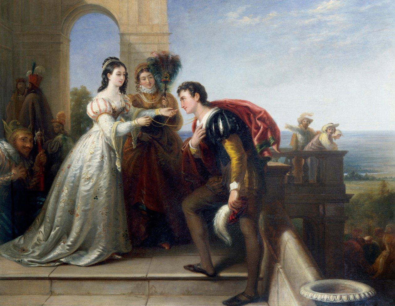 Rosalind and Orlando, from Shakespeare