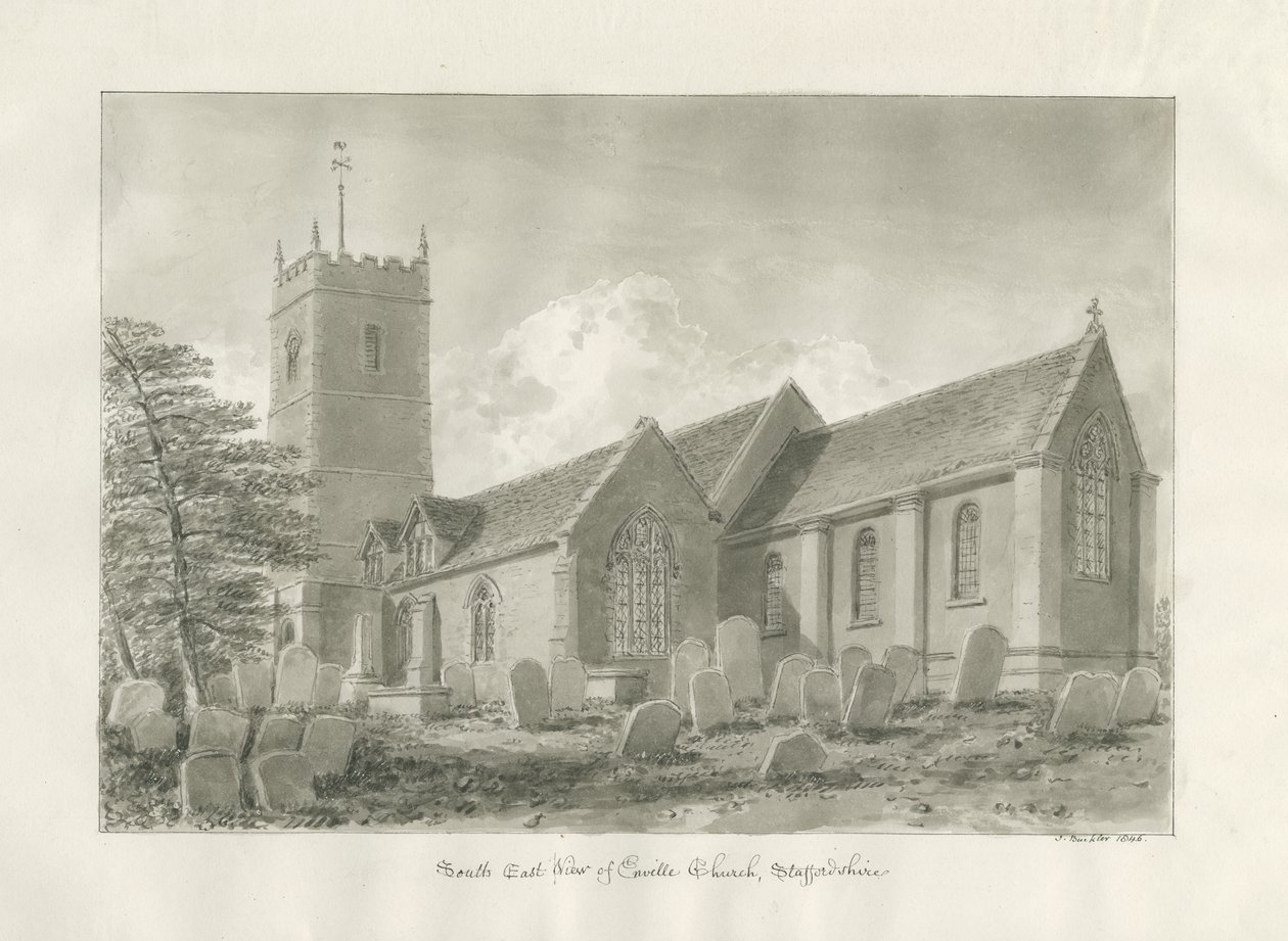 Enville Church by John Buckler