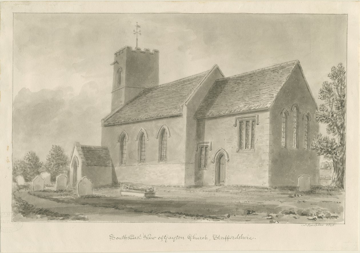 Gayton Church by John Buckler