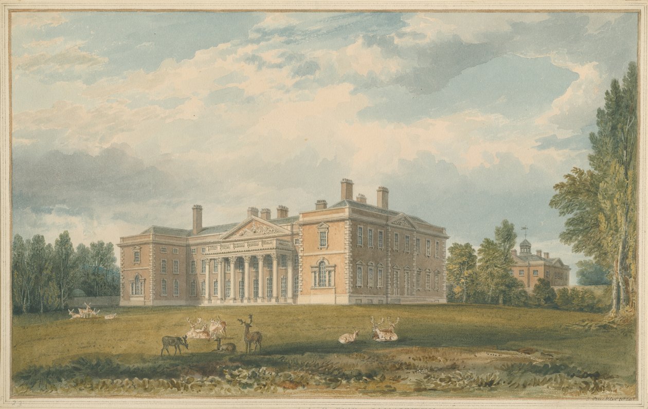 Leicestershire - Gopsall House by John Buckler