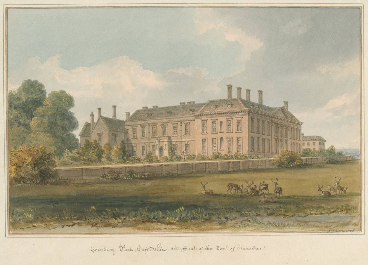 Oxfordshire - Cornbury Park by John Buckler