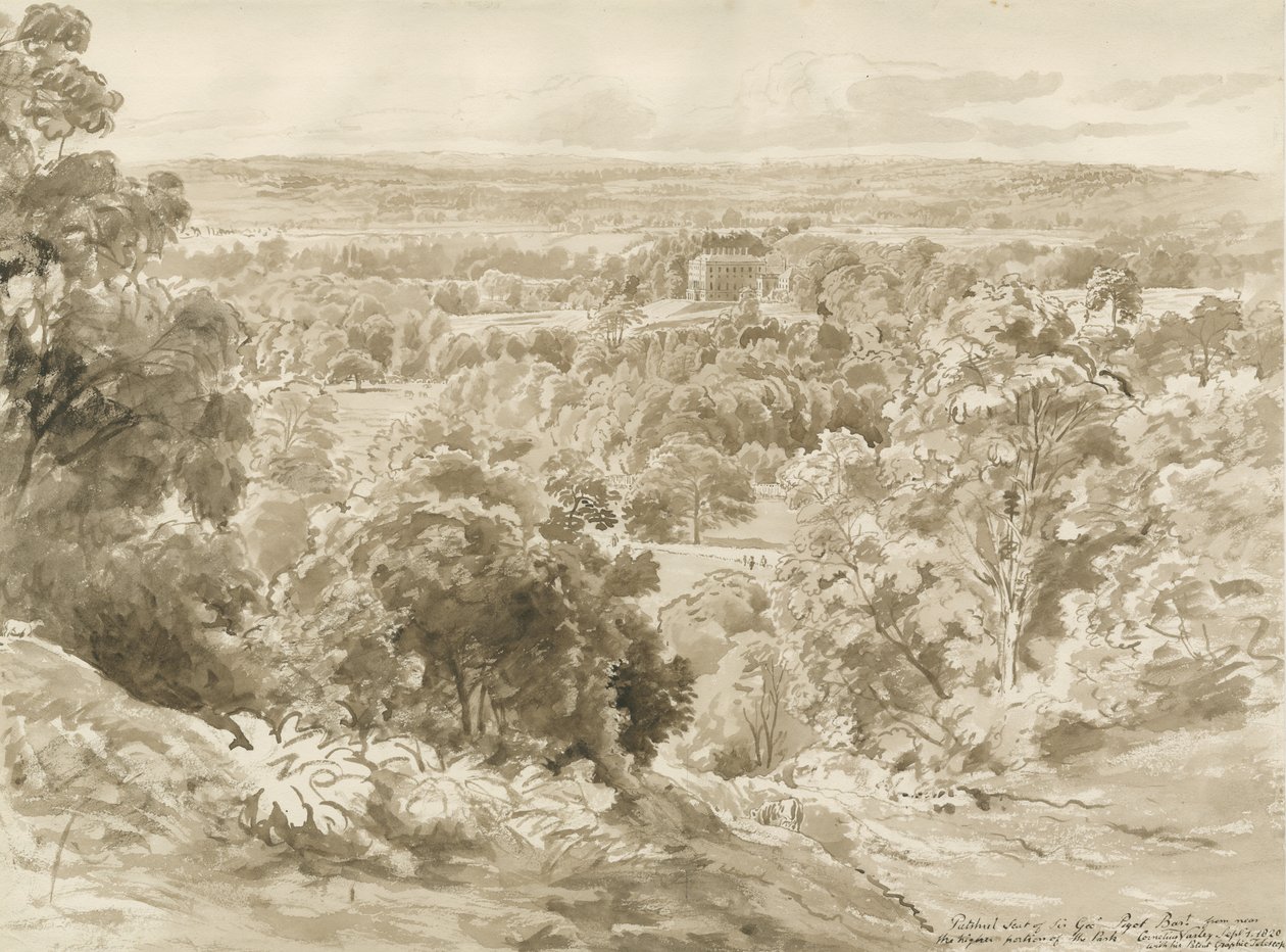 Patshull House and Park by John Buckler