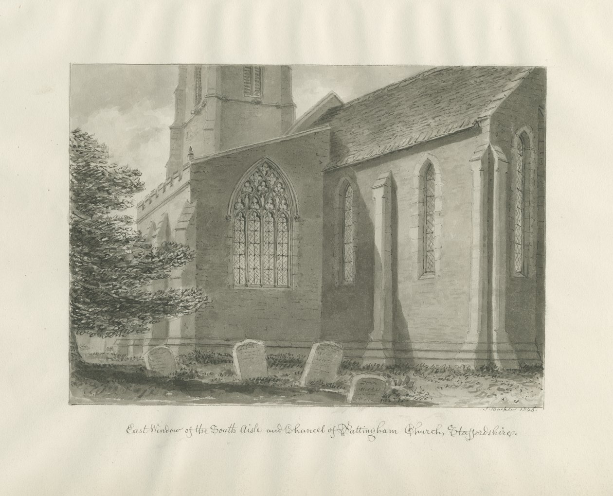 Pattingham Church - East Window by John Buckler