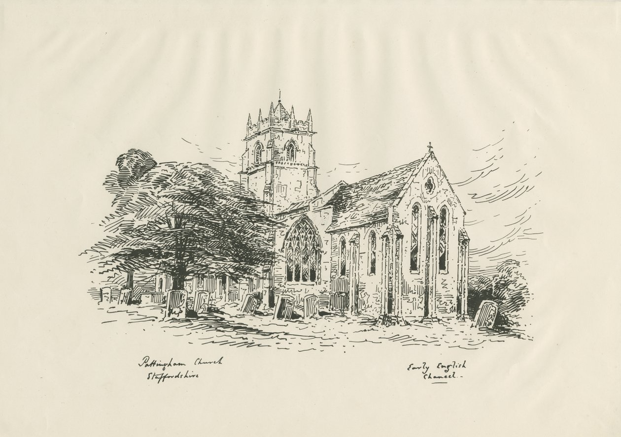 Pattingham Church by John Buckler