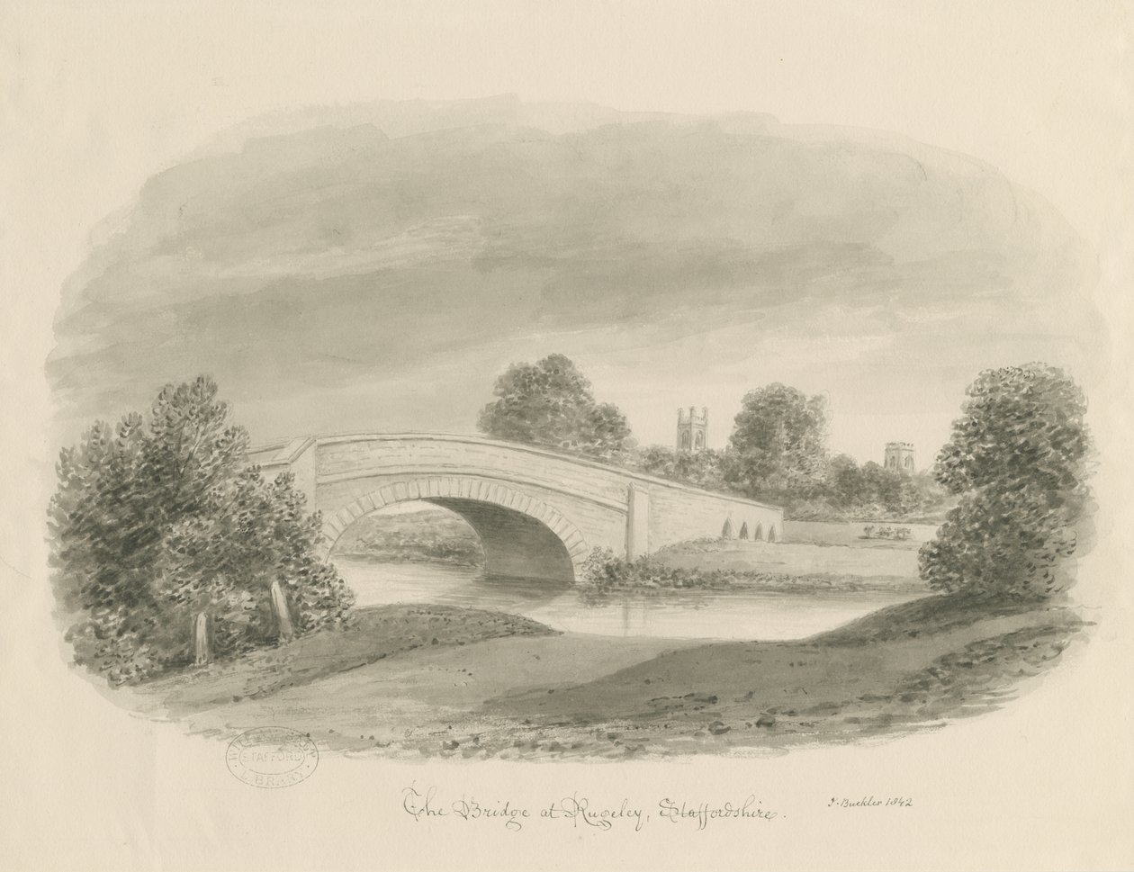 Rugeley Town - Bridge by John Buckler