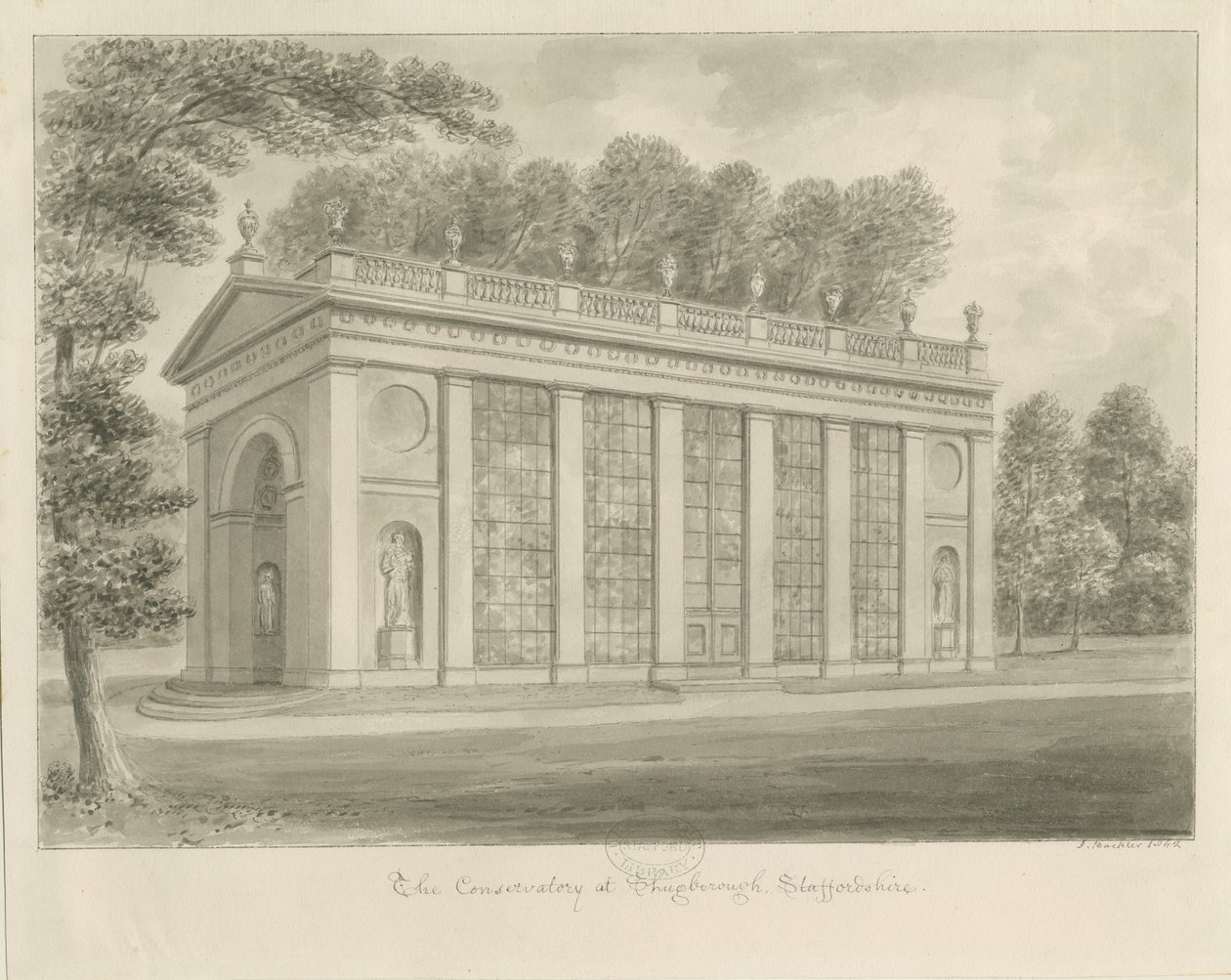 Shugborough Hall - Conservatory by John Buckler