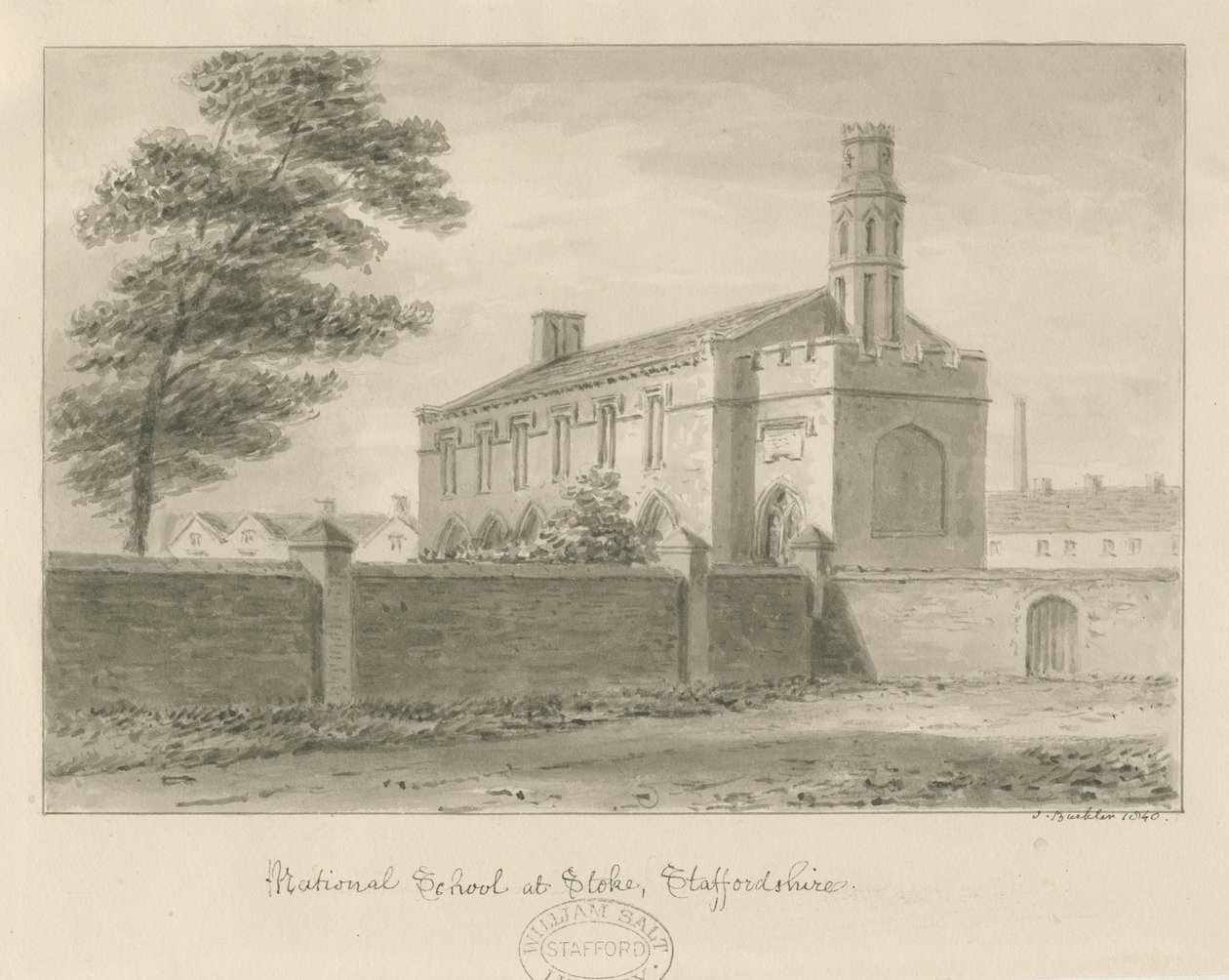 Stoke-upon-Trent - National School by John Buckler