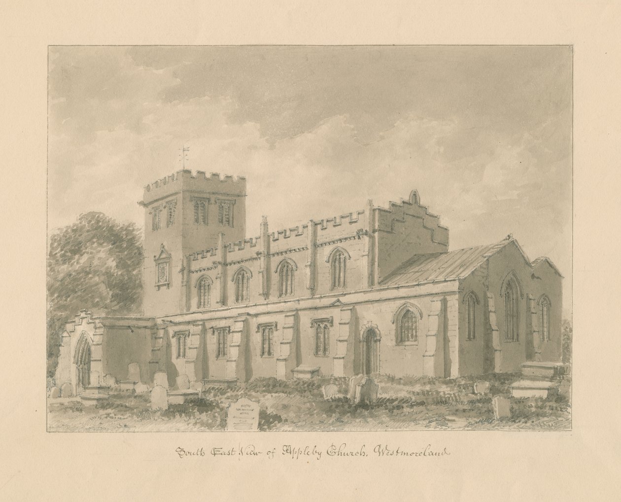Westmorland - Appleby Church by John Buckler