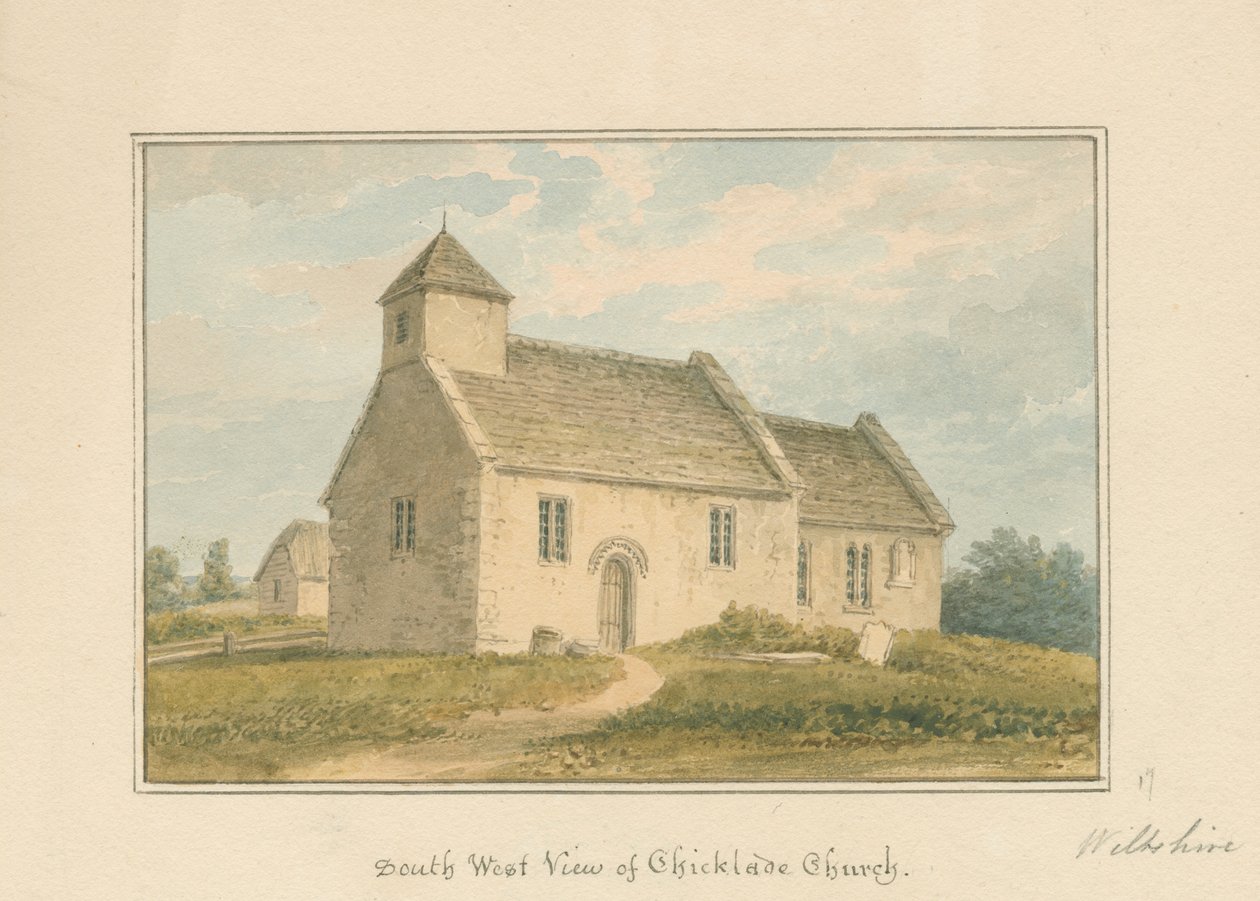 Wiltshire - Chicklade Church by John Buckler