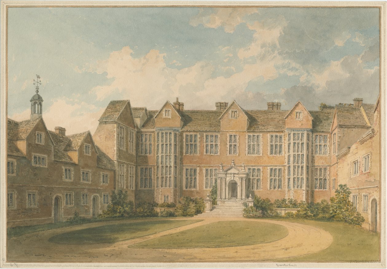 Yorkshire - York - Heslington House Interior by John Buckler