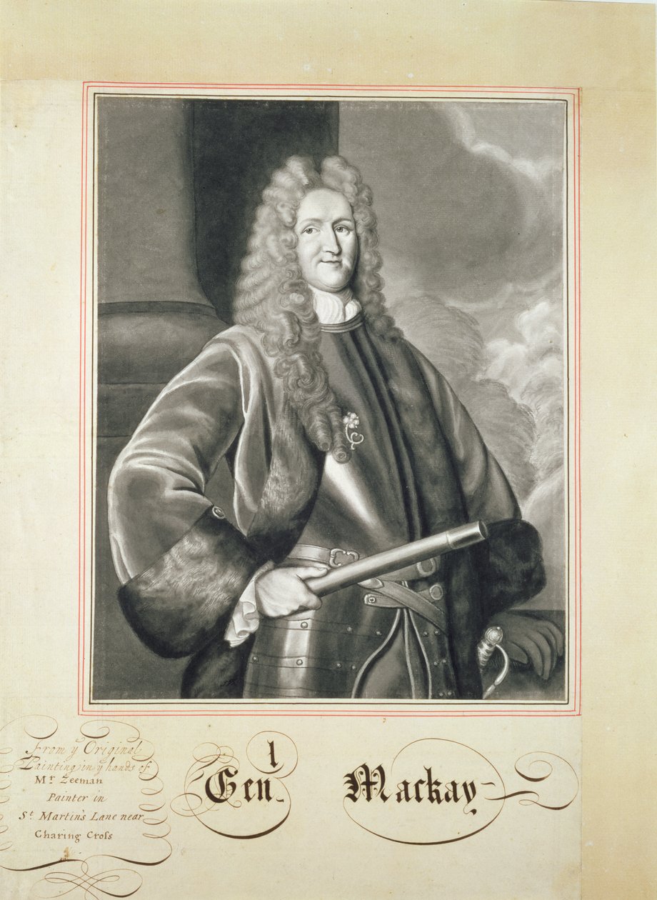 Portrait of Hugh Mackay, 17th century by John Bullfinch