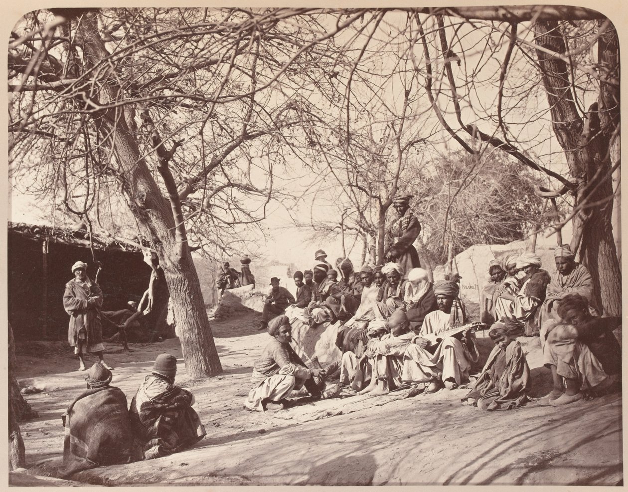 A Street Scene in Jalalabad City by John Burke